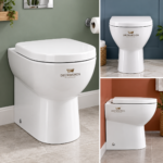 Drummonds Bathrooms Kameo Close Coupled Close-to-Wall Pan - Image 3